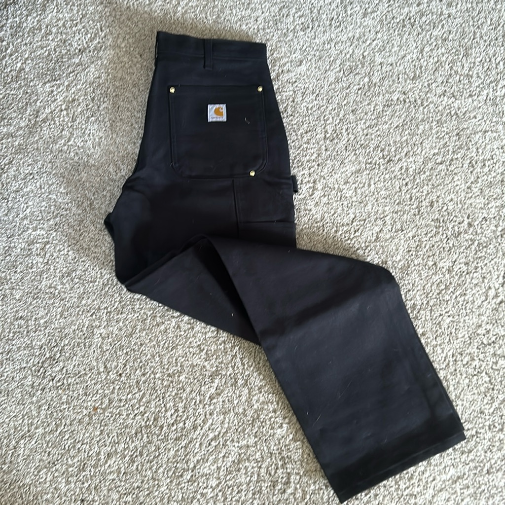 Carhartt Mens Loose Fit Firm Duck Double-Front Utility Work Pant (New)